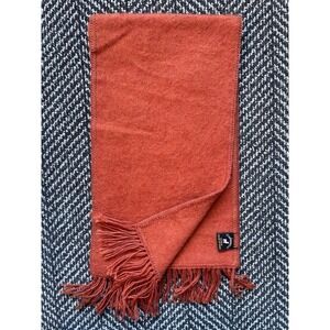 Alpaca CcahuantIco 9" x 66" 100% Alpaca Super Soft Apricot Orange Sherbet Scarf